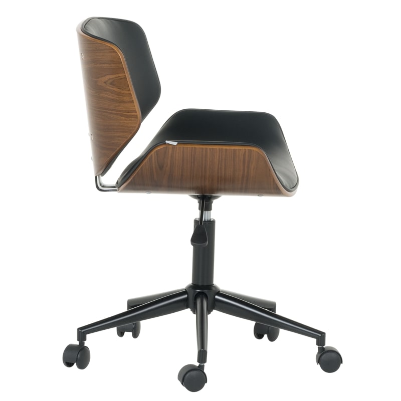 Офис стол Carmen 6409 орех-черен